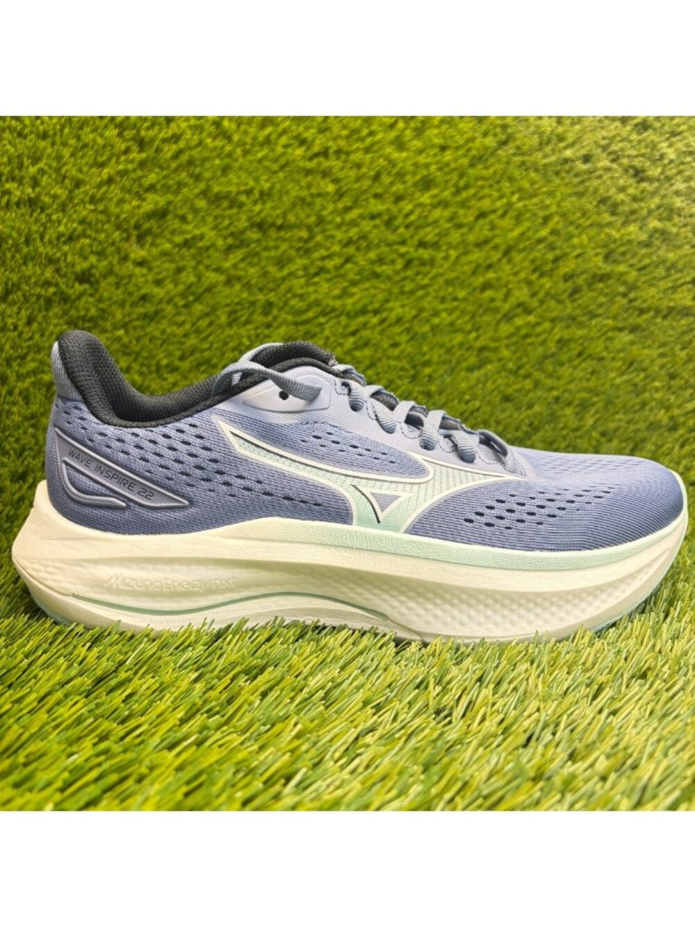 Mizuno Wave Inspire 22 Womens Size 8.5 Blue Athletic Running Shoes Sneakers